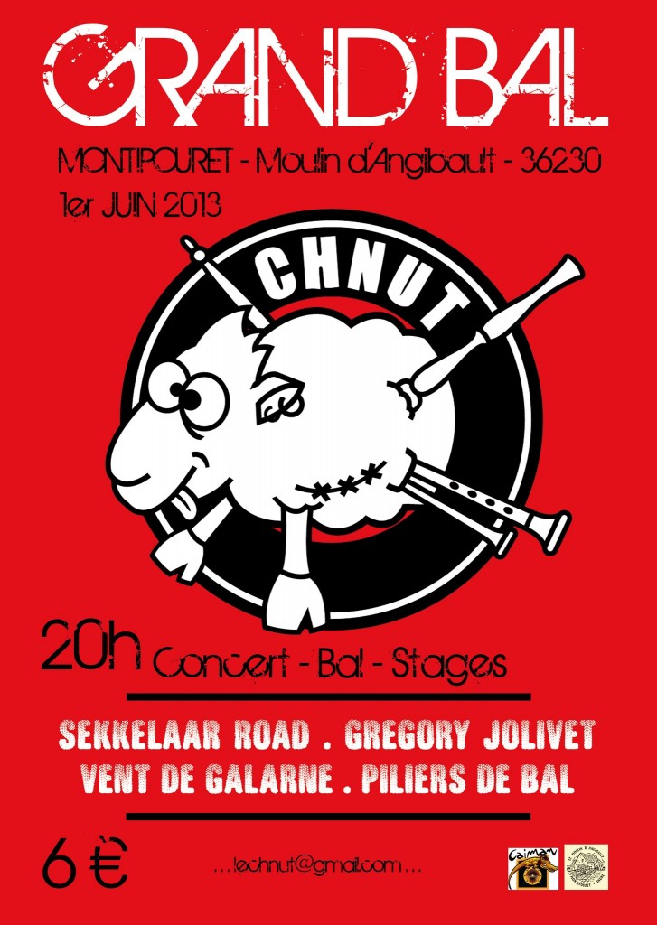 affiche grand bal chnut & stages